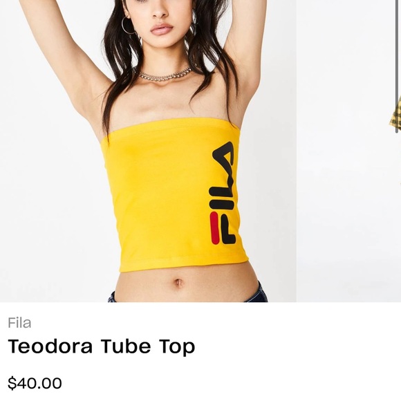 Teodara Fila tube top - Picture 1 of 4